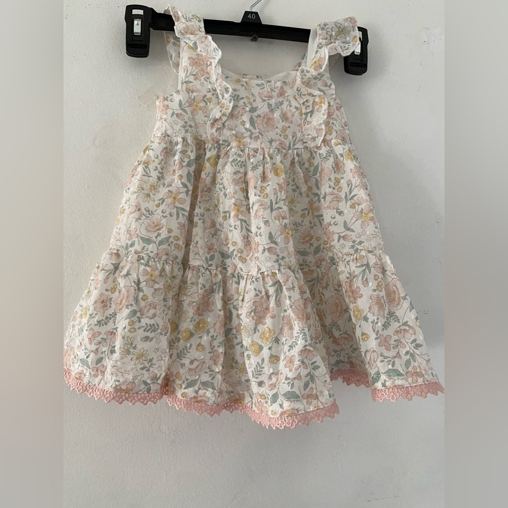 Shabby Chic Pastel Floral Fabric